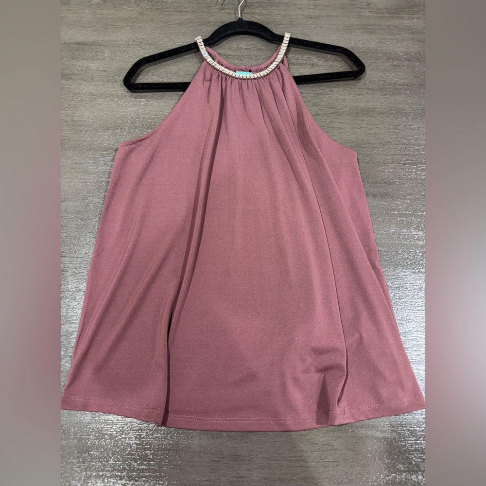 Chunky crystal neckline
